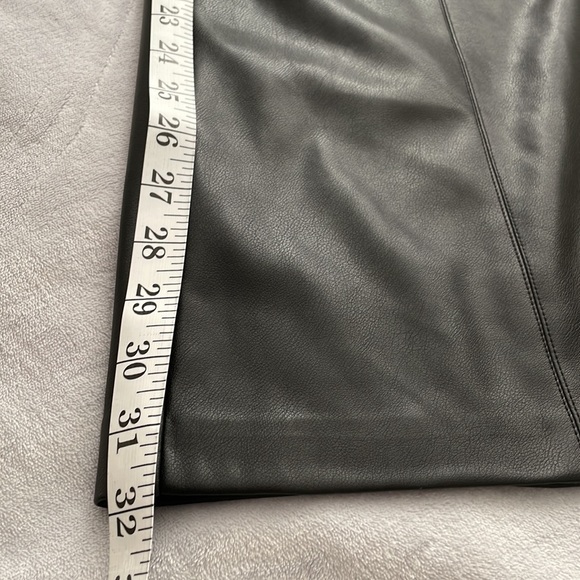 π Dynamite Wide Leg Faux Leather Black 6 NWT - Picture 10 of 16